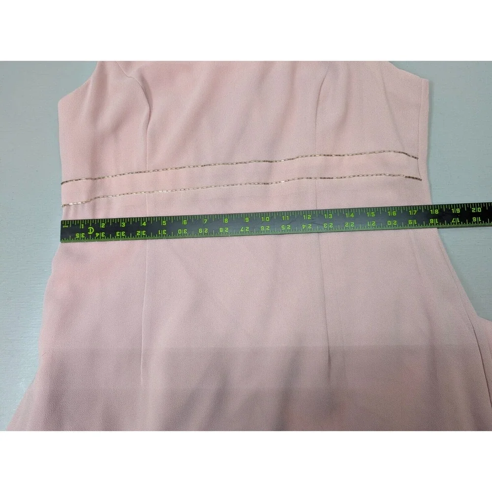 After‎ Dark Maxi Dress Womens Size 14 Prom Gown Party Pastel Pink Minimalist NWT